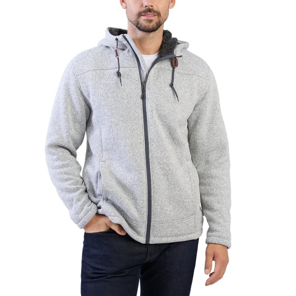 Rugged Elements Men's Fleece‎ Lined Full Zip Hoodie